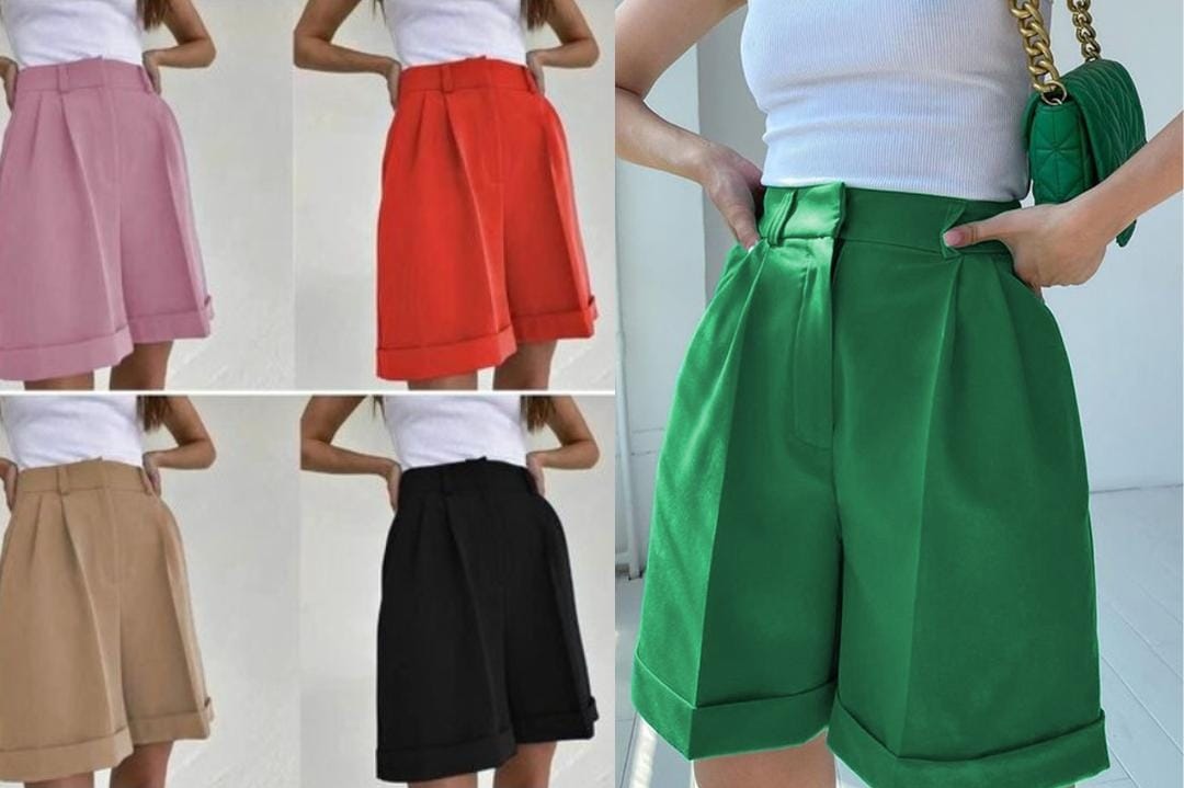 Womens High Waist Casual Loose Hot Pants Ladies Summer Beach Shorts Plus  Size UK | eBay